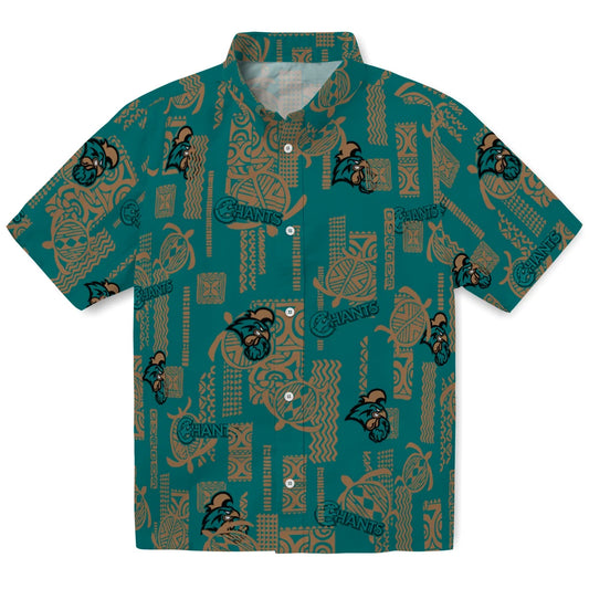 Coastal Carolina Chanticleers Hawaiian Shirt - Turtle Lines | Moonbestprint