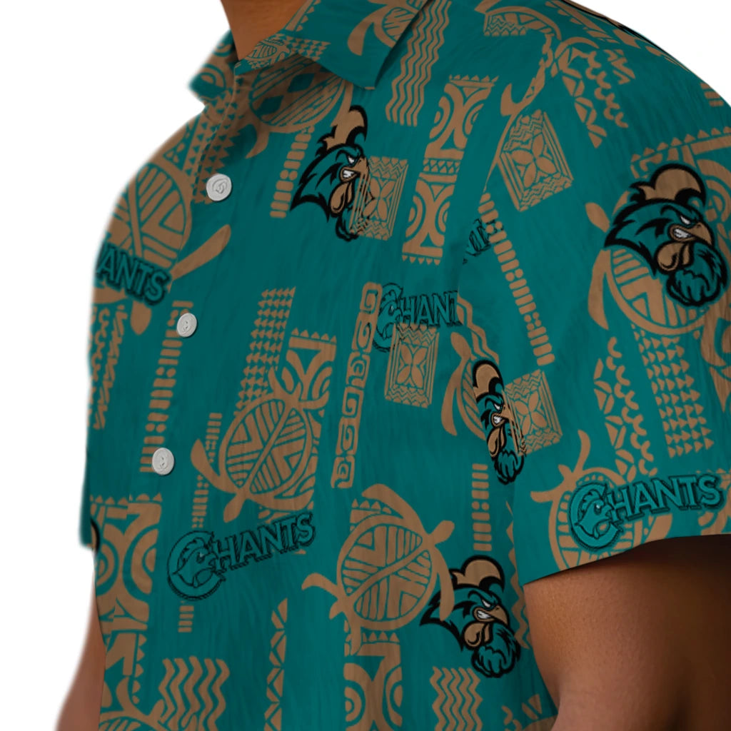 Coastal Carolina Chanticleers Hawaiian Shirt - Turtle Lines | Moonbestprint