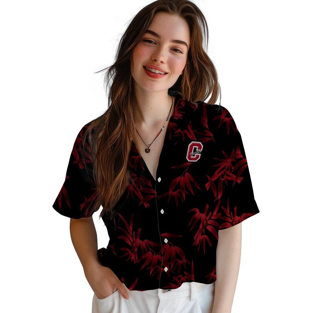 Colgate Raiders Hawaiian Shirt - Bamboo Branches | Moonbestprint
