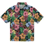 Colgate Raiders Hawaiian Shirt - Brilliant Hibiscus Garden | Moonbestprint