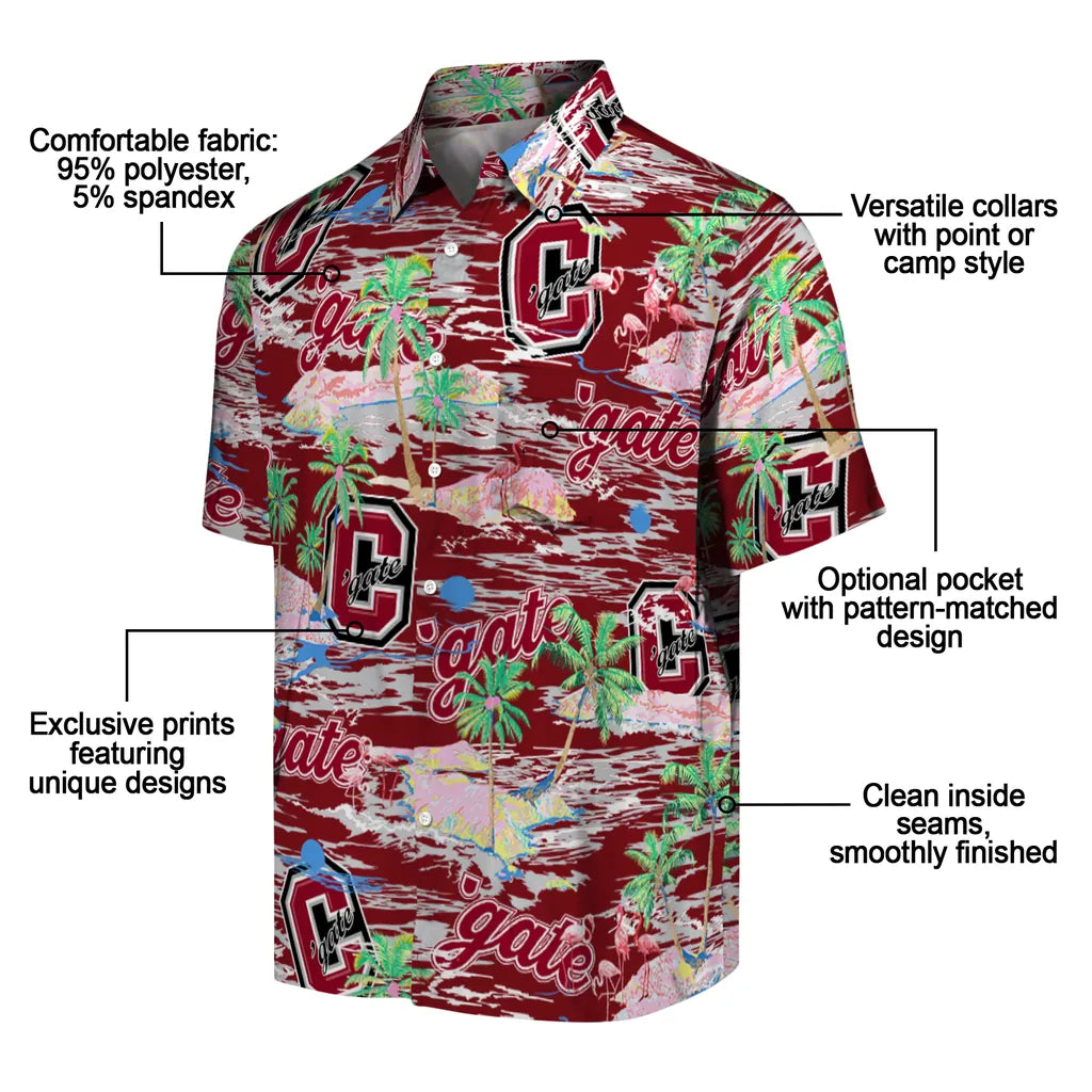 Colgate Raiders Flamingo Retreat 2026 Hawaiian Shirt – Moonbestprint