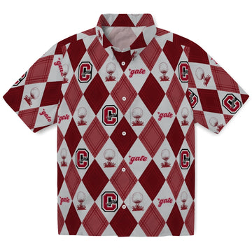 Colgate Raiders Hawaiian Shirt - Golfing Plaid | Moonbestprint