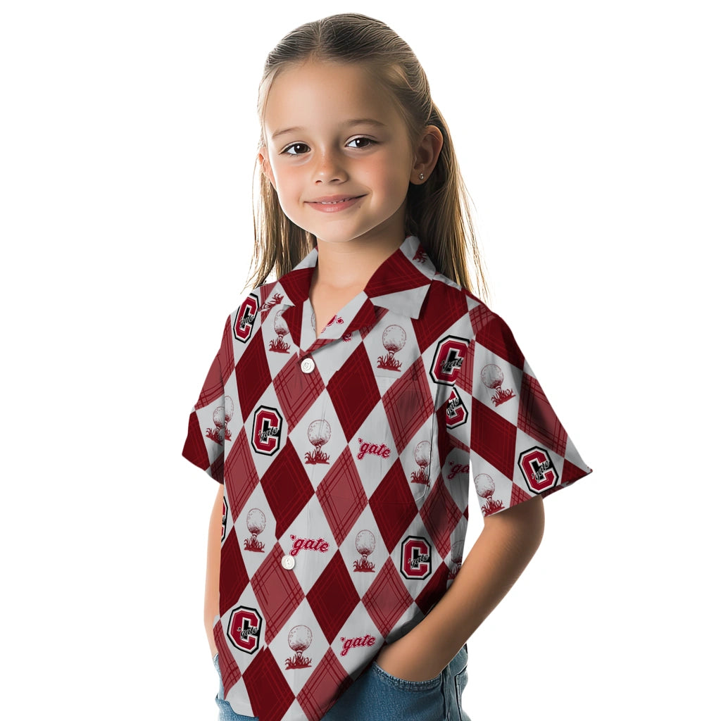 Colgate Raiders Hawaiian Shirt - Golfing Plaid | Moonbestprint
