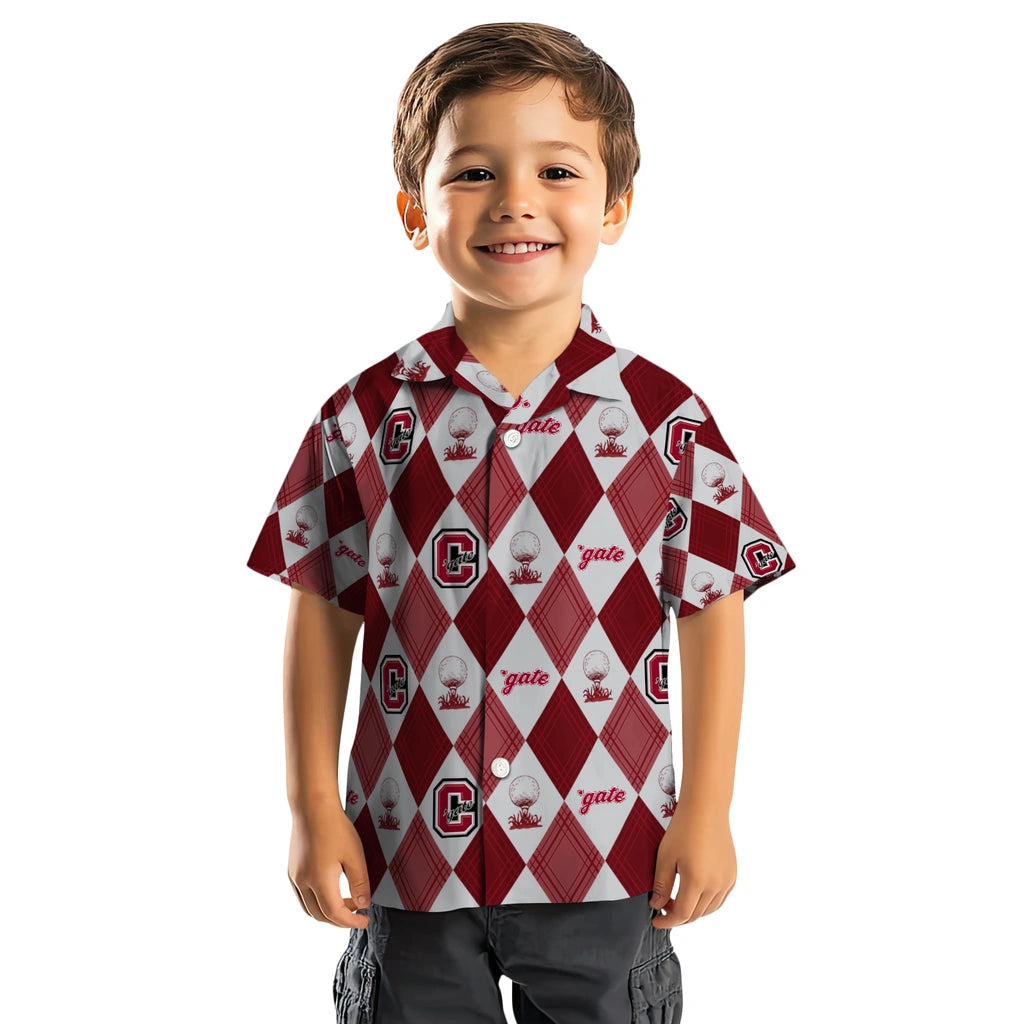 Colgate Raiders Hawaiian Shirt - Golfing Plaid | Moonbestprint