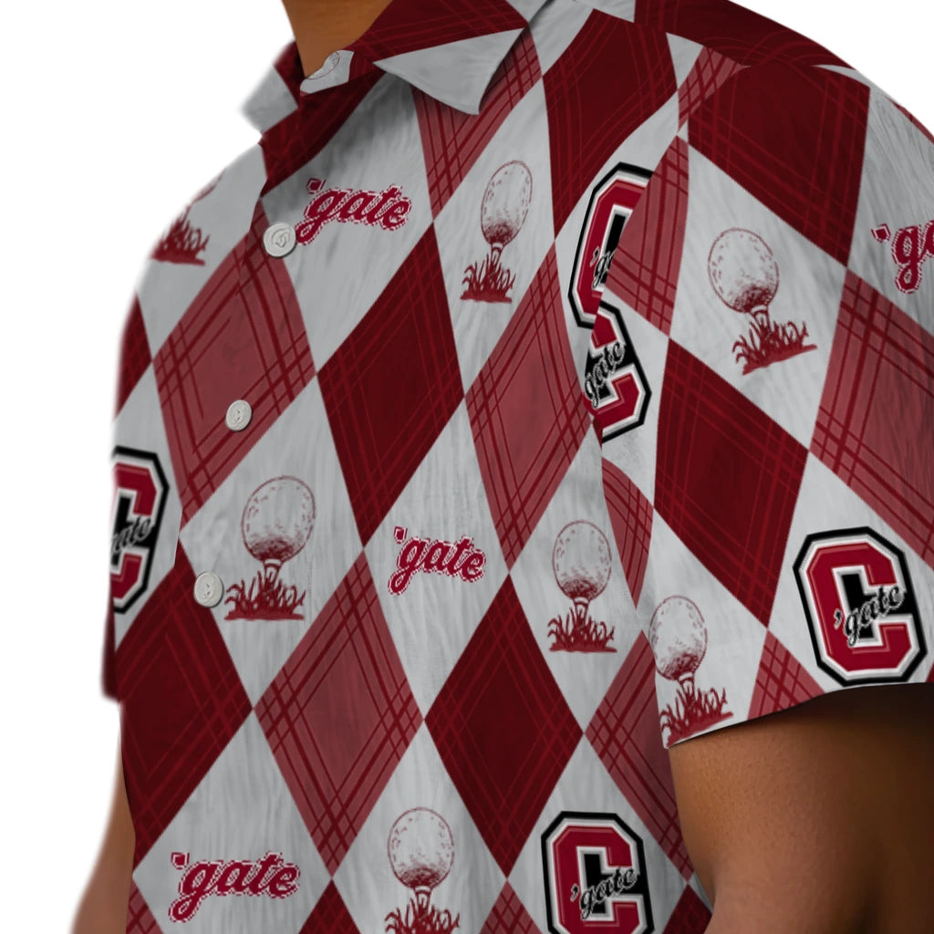 Colgate Raiders Hawaiian Shirt - Golfing Plaid | Moonbestprint