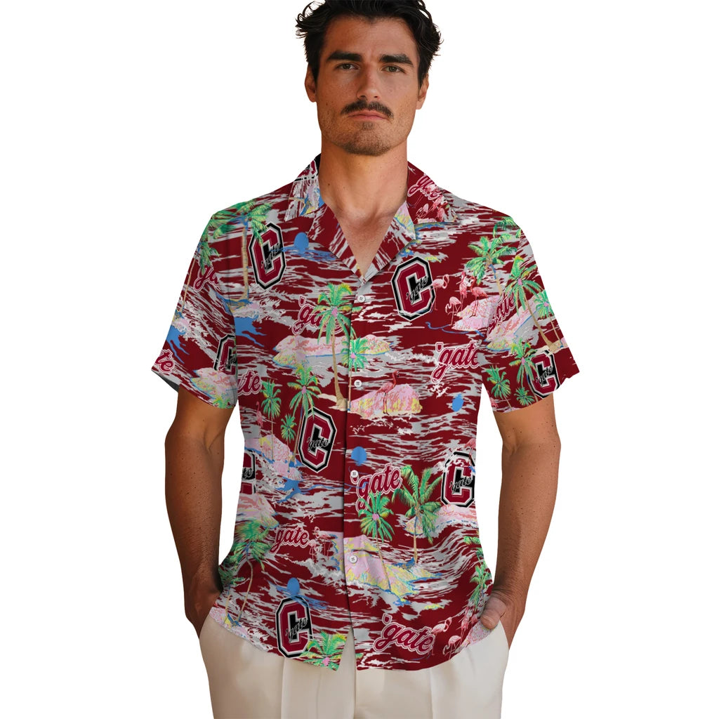 Colgate Raiders Hawaiian Shirt - Hawaii Island | Moonbestprint