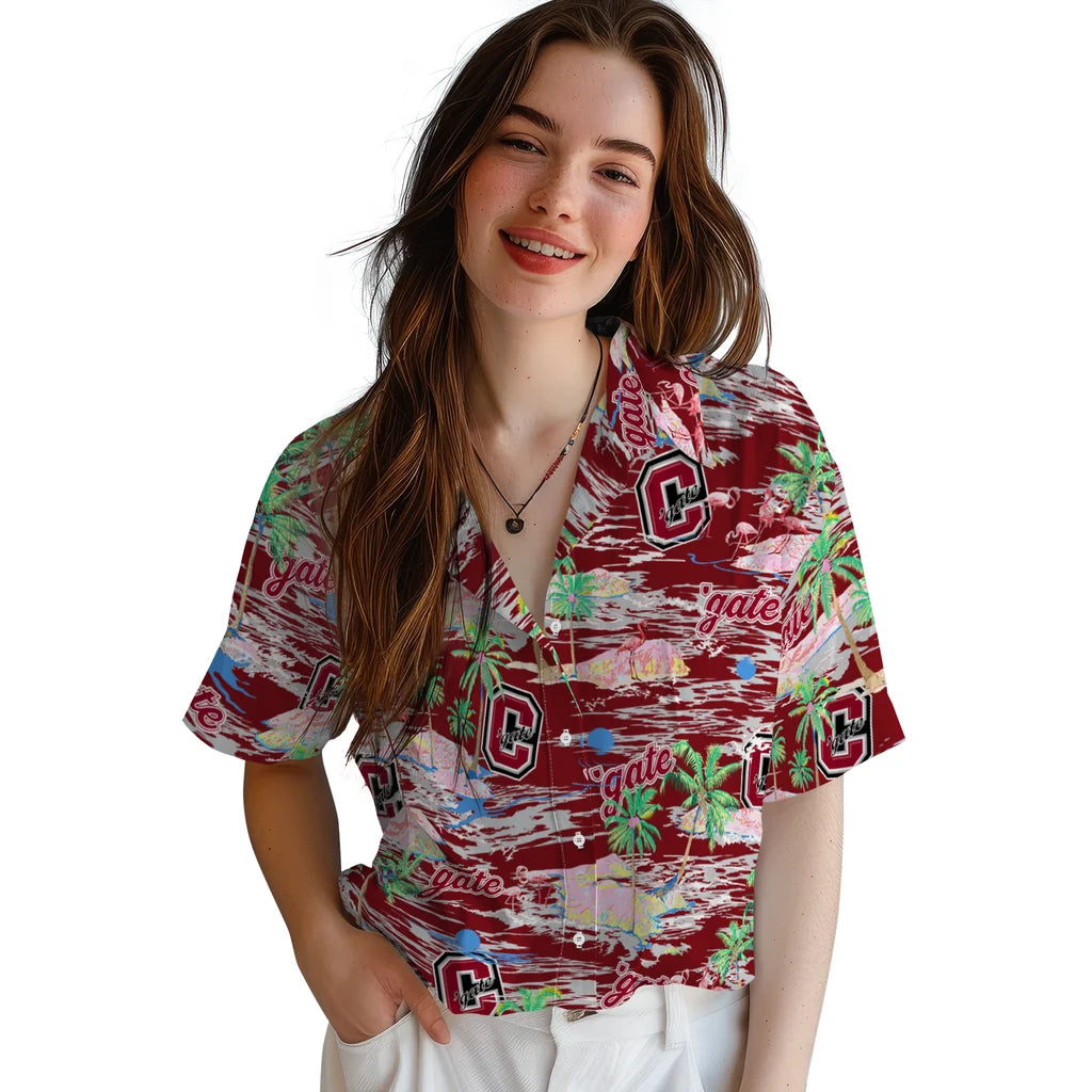 Colgate Raiders Hawaiian Shirt - Hawaii Island | Moonbestprint