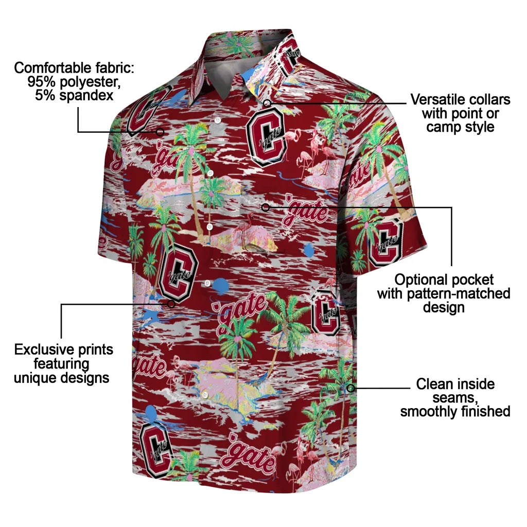 Colgate Raiders Hawaiian Shirt - Hawaii Island | Moonbestprint
