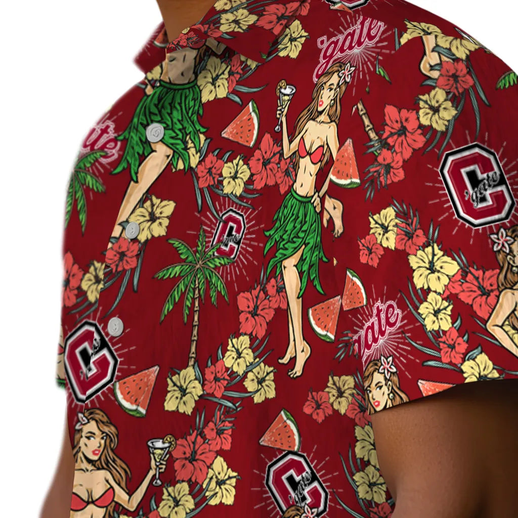 Colgate Raiders Hawaiian Shirt - Hawaiian Girls Design | Moonbestprint