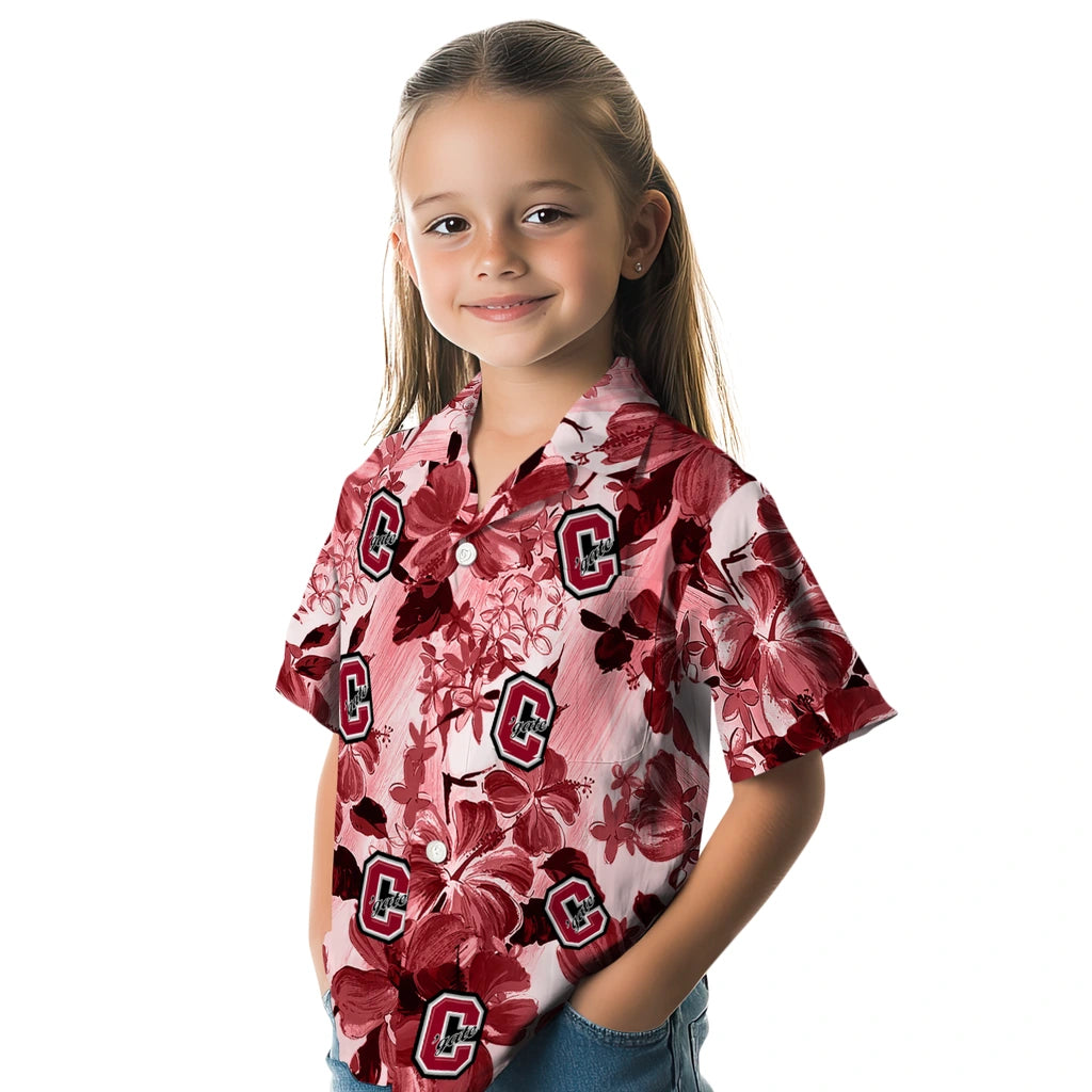 Colgate Raiders Hawaiian Shirt - Hibiscus Arrangement | Moonbestprint