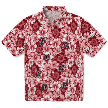 Colgate Raiders Hawaiian Shirt - Hibiscus Blooms | Moonbestprint