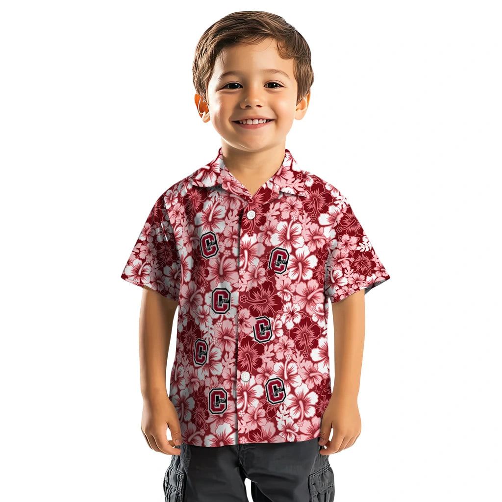 Colgate Raiders Hawaiian Shirt - Hibiscus Blooms | Moonbestprint