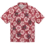 Colgate Raiders Hawaiian Shirt - Hibiscus Cluster | Moonbestprint