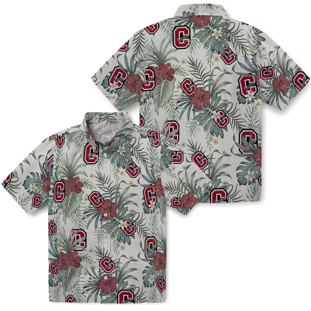 Colgate Raiders Hawaiian Shirt - Hibiscus Designs | Moonbestprint