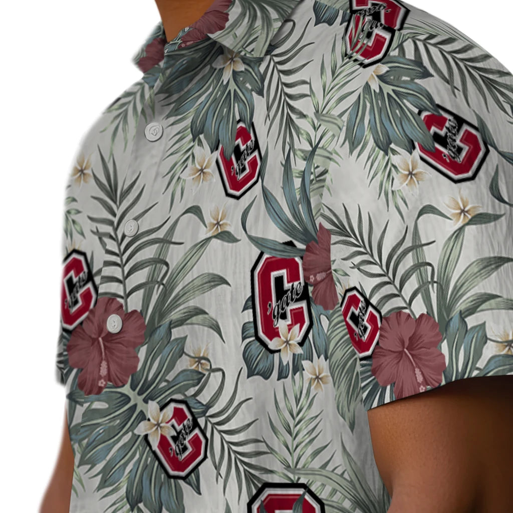 Colgate Raiders Hawaiian Shirt - Hibiscus Designs | Moonbestprint