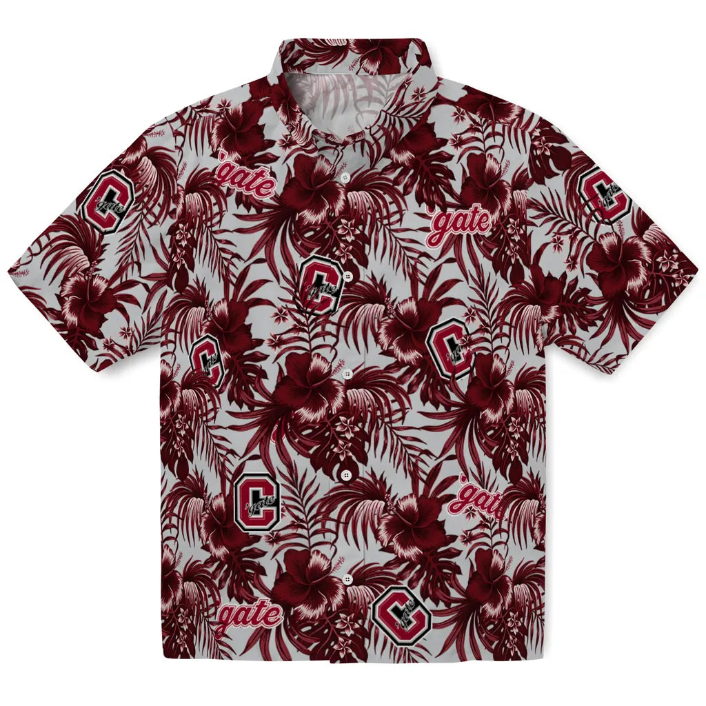 Colgate Raiders Hawaiian Shirt - Hibiscus Exotic | Moonbestprint