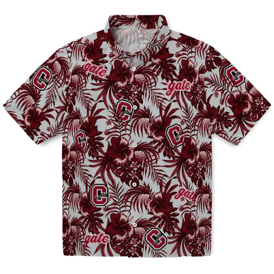 Colgate Raiders Hawaiian Shirt - Hibiscus Exotic | Moonbestprint