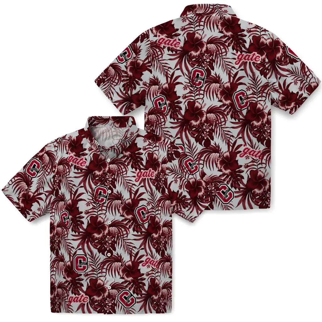 Colgate Raiders Hawaiian Shirt - Hibiscus Exotic | Moonbestprint