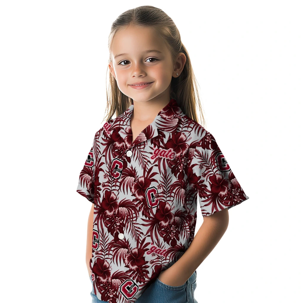 Colgate Raiders Hawaiian Shirt - Hibiscus Exotic | Moonbestprint