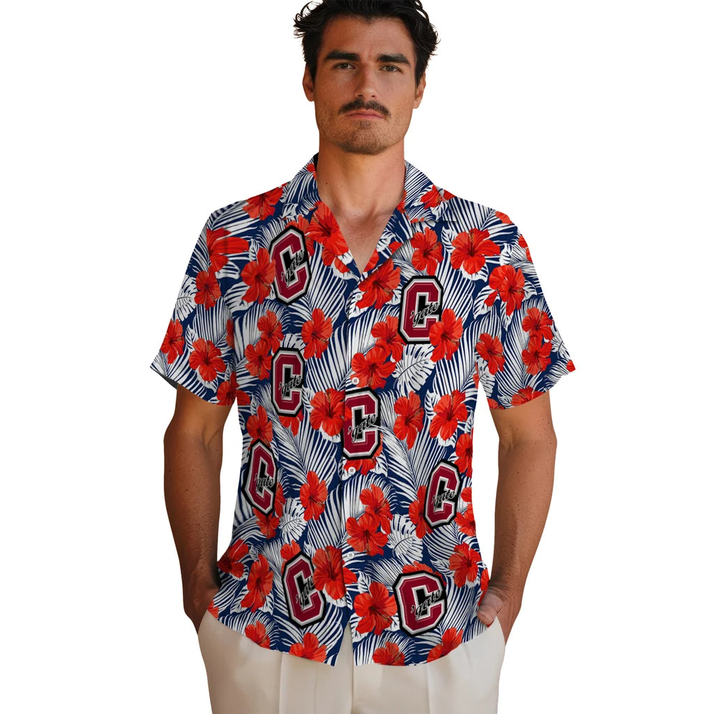 Colgate Raiders Hawaiian Shirt - Hibiscus Fiesta | Moonbestprint