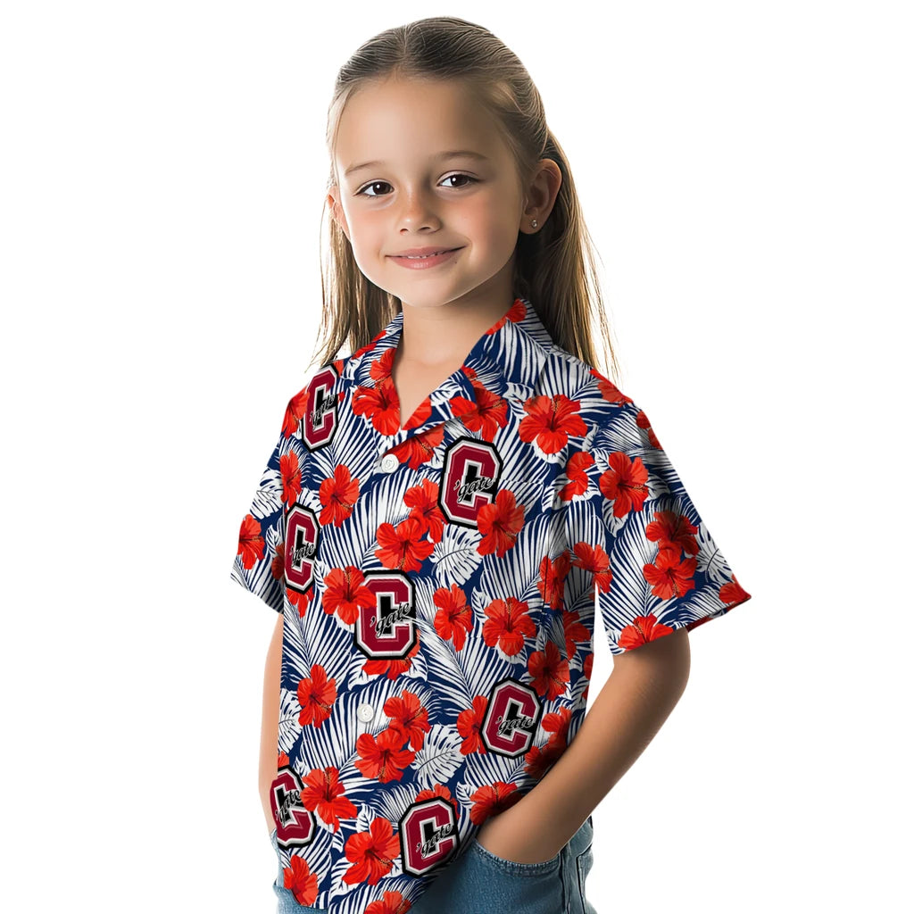 Colgate Raiders Hawaiian Shirt - Hibiscus Fiesta | Moonbestprint