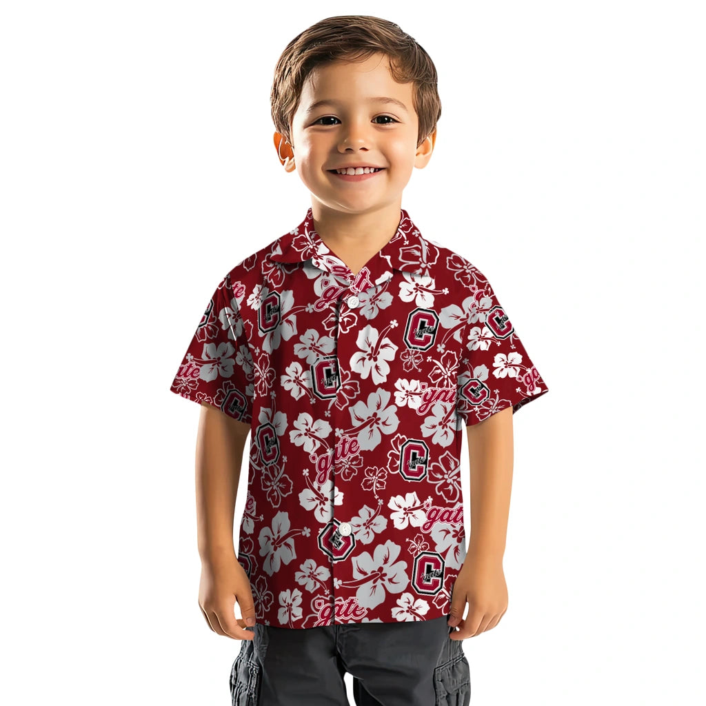 Colgate Raiders Hawaiian Shirt - Hibiscus Flower Design | Moonbestprint