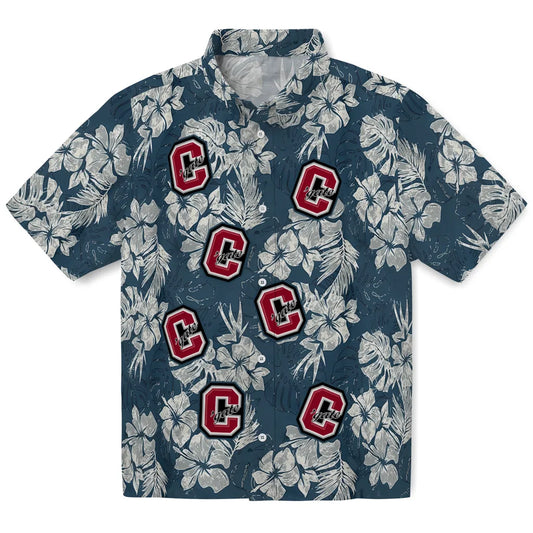 Colgate Raiders Hawaiian Shirt - Hibiscus Flowers | Moonbestprint