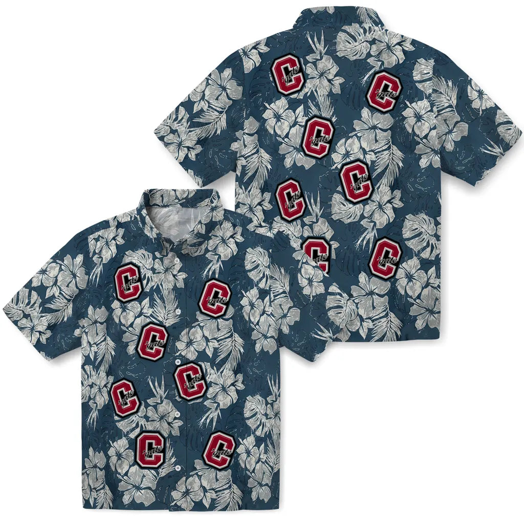 Colgate Raiders Hawaiian Shirt - Hibiscus Flowers | Moonbestprint