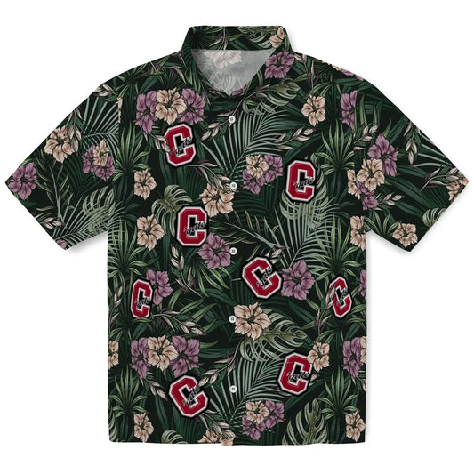 Colgate Raiders Hawaiian Shirt - Hibiscus Leaves Pattern | Moonbestprint
