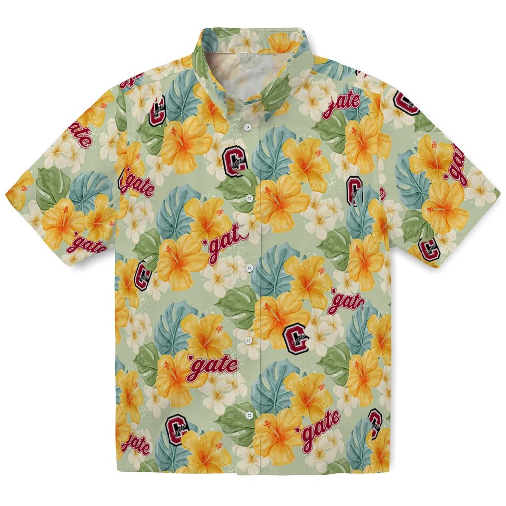 Colgate Raiders Hawaiian Shirt - Hibiscus Mood | Moonbestprint
