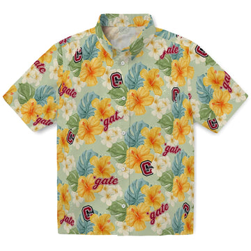 Colgate Raiders Hawaiian Shirt - Hibiscus Mood | Moonbestprint