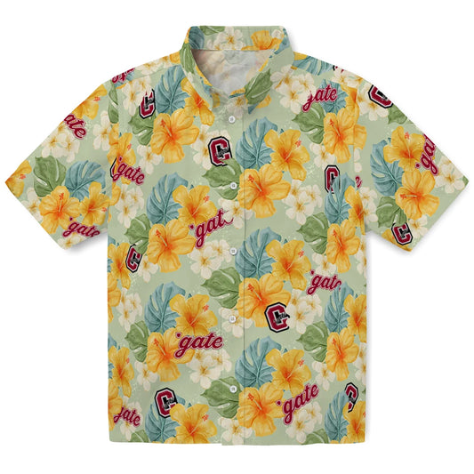 Colgate Raiders Hawaiian Shirt - Hibiscus Mood | Moonbestprint