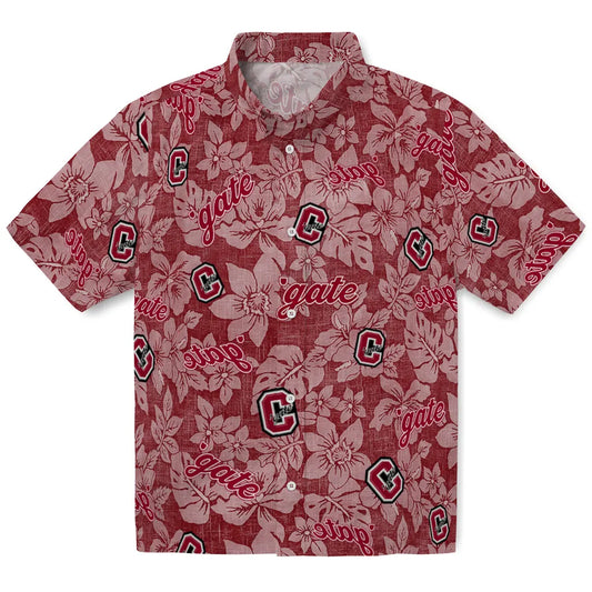 Colgate Raiders Hawaiian Shirt - Hibiscus Oasis | Moonbestprint