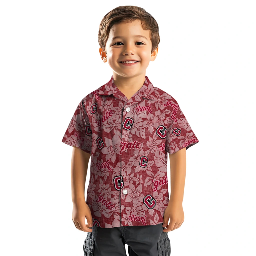 Colgate Raiders Hawaiian Shirt - Hibiscus Oasis | Moonbestprint