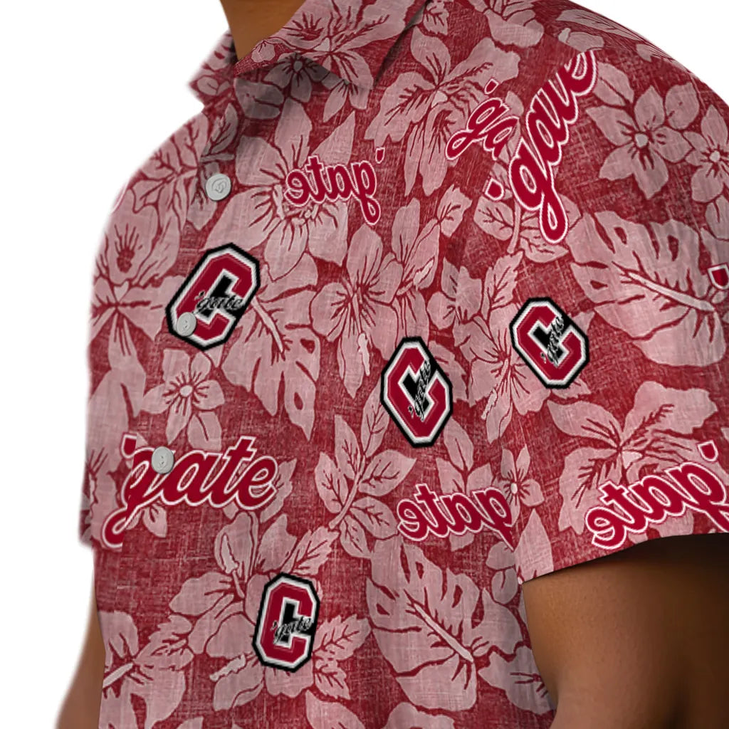 Colgate Raiders Hawaiian Shirt - Hibiscus Oasis | Moonbestprint