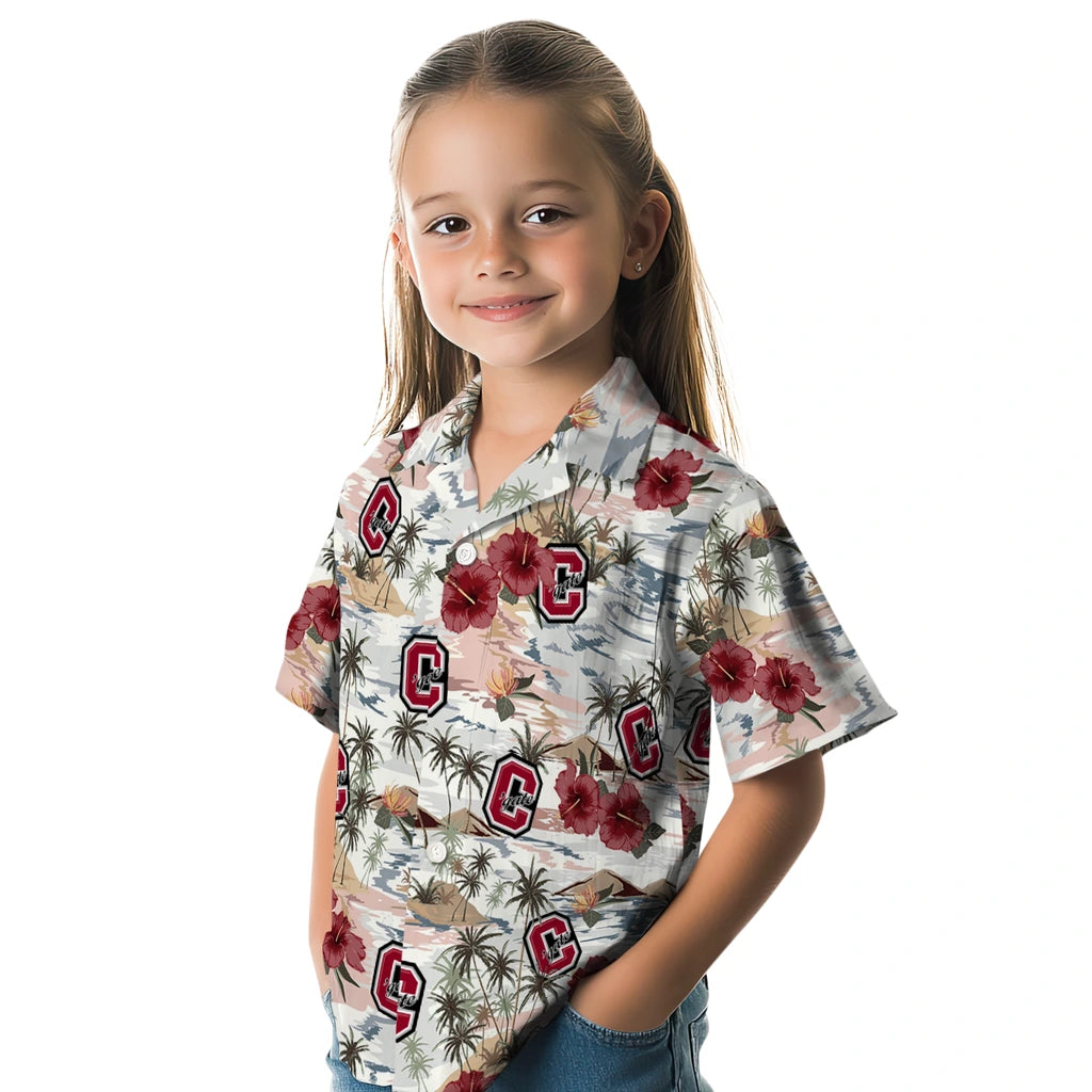 Colgate Raiders Hawaiian Shirt - Hibiscus Seaside | Moonbestprint