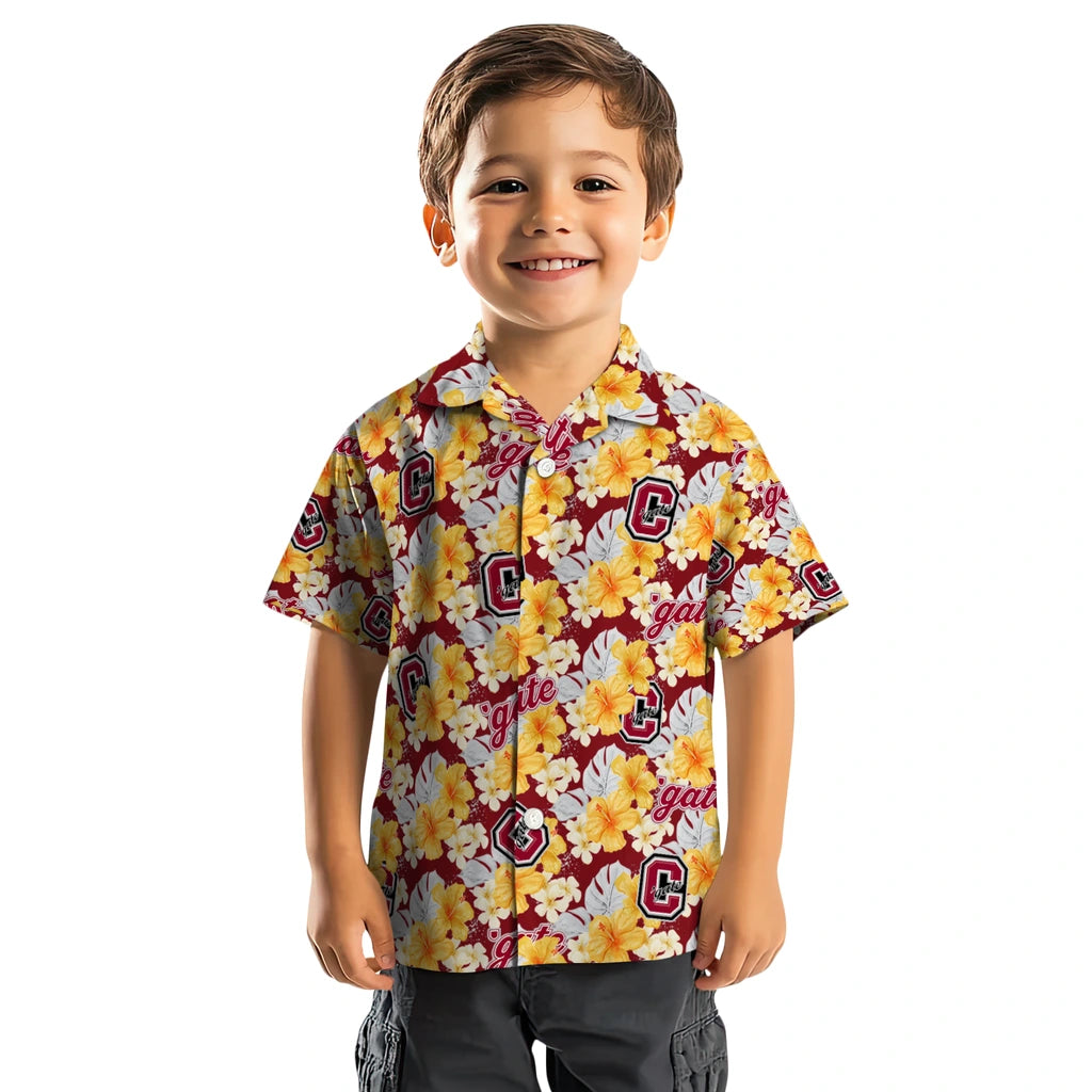 Colgate Raiders Hawaiian Shirt - Hibiscus Tropics | Moonbestprint