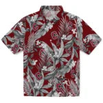 Colgate Raiders Hawaiian Shirt - Palm Leaves | Moonbestprint