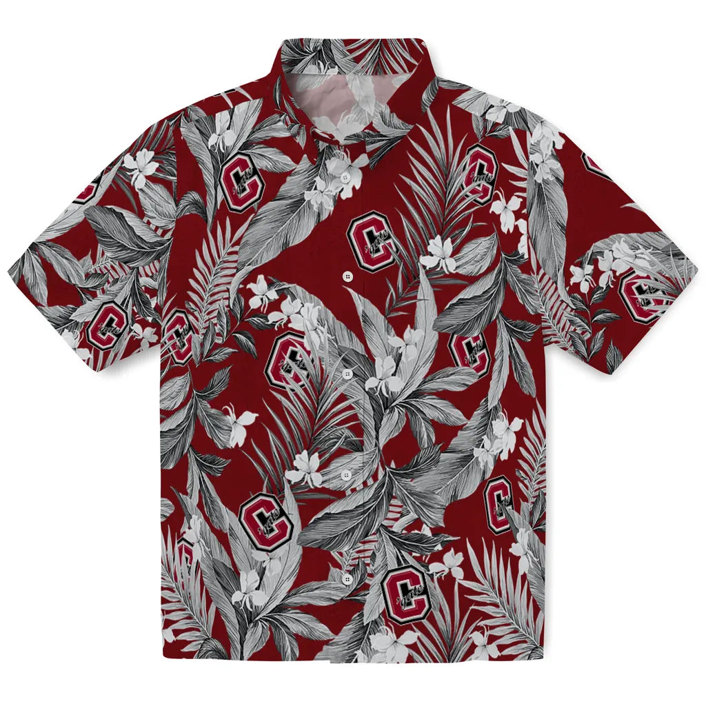 Colgate Raiders Hawaiian Shirt - Palm Leaves | Moonbestprint