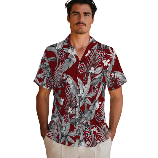 Colgate Raiders Hawaiian Shirt - Palm Leaves | Moonbestprint