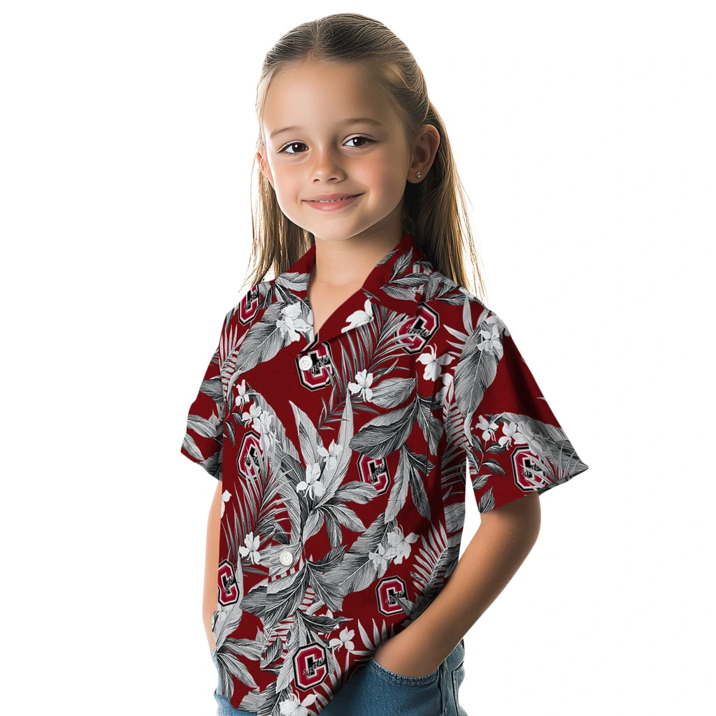 Colgate Raiders Hawaiian Shirt - Palm Leaves | Moonbestprint
