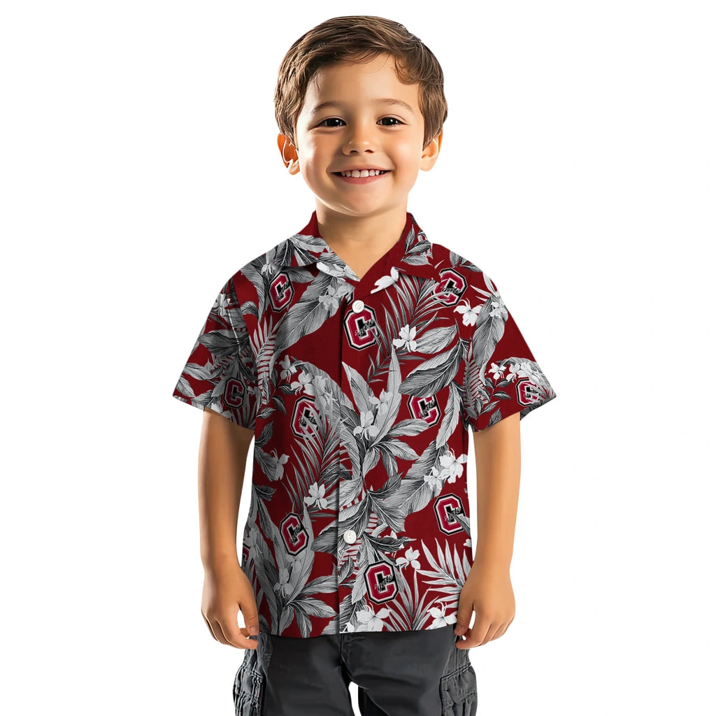 Colgate Raiders Hawaiian Shirt - Palm Leaves | Moonbestprint
