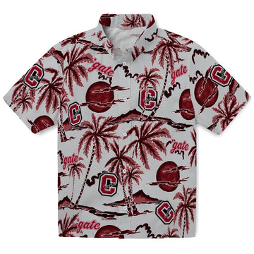Colgate Raiders Hawaiian Shirt - Palm Sunset | Moonbestprint