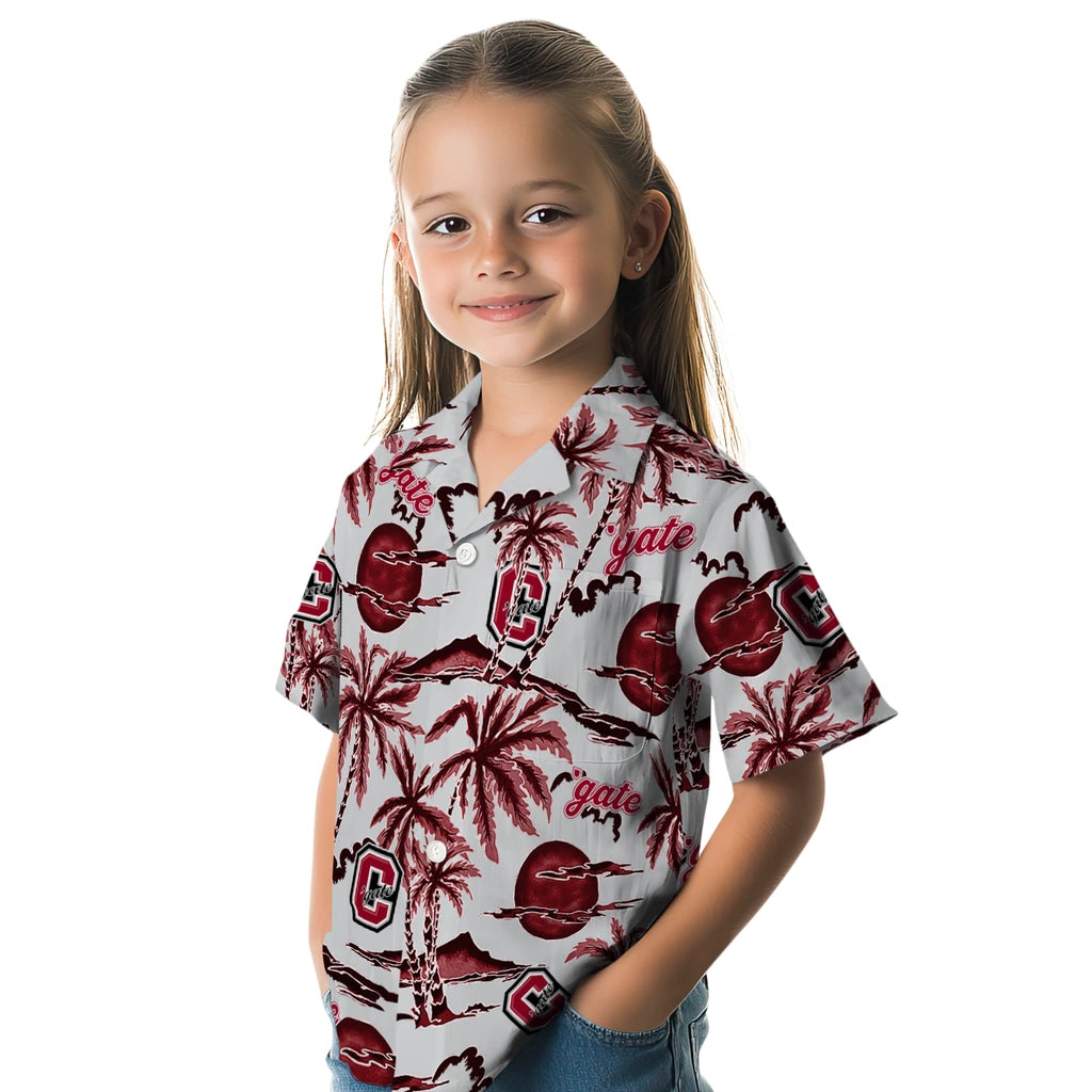 Colgate Raiders Hawaiian Shirt - Palm Sunset | Moonbestprint