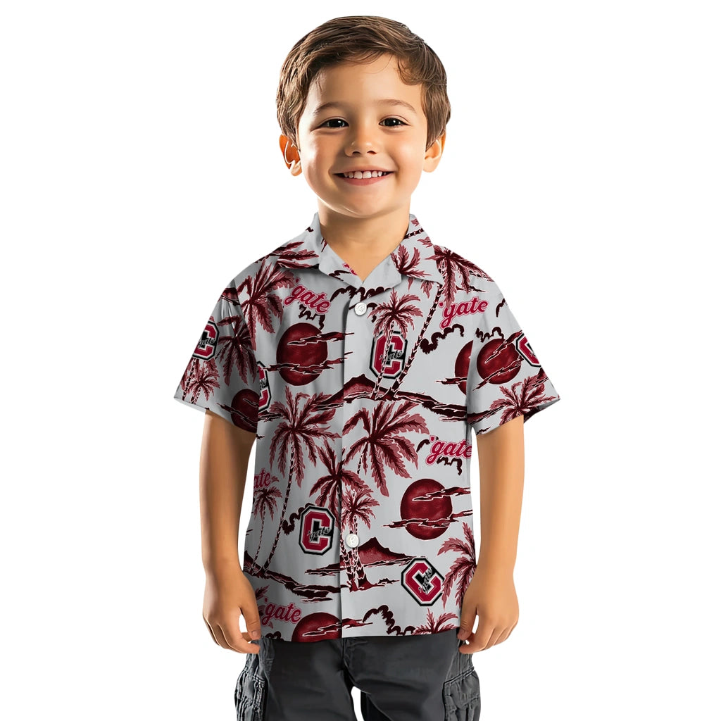 Colgate Raiders Hawaiian Shirt - Palm Sunset | Moonbestprint