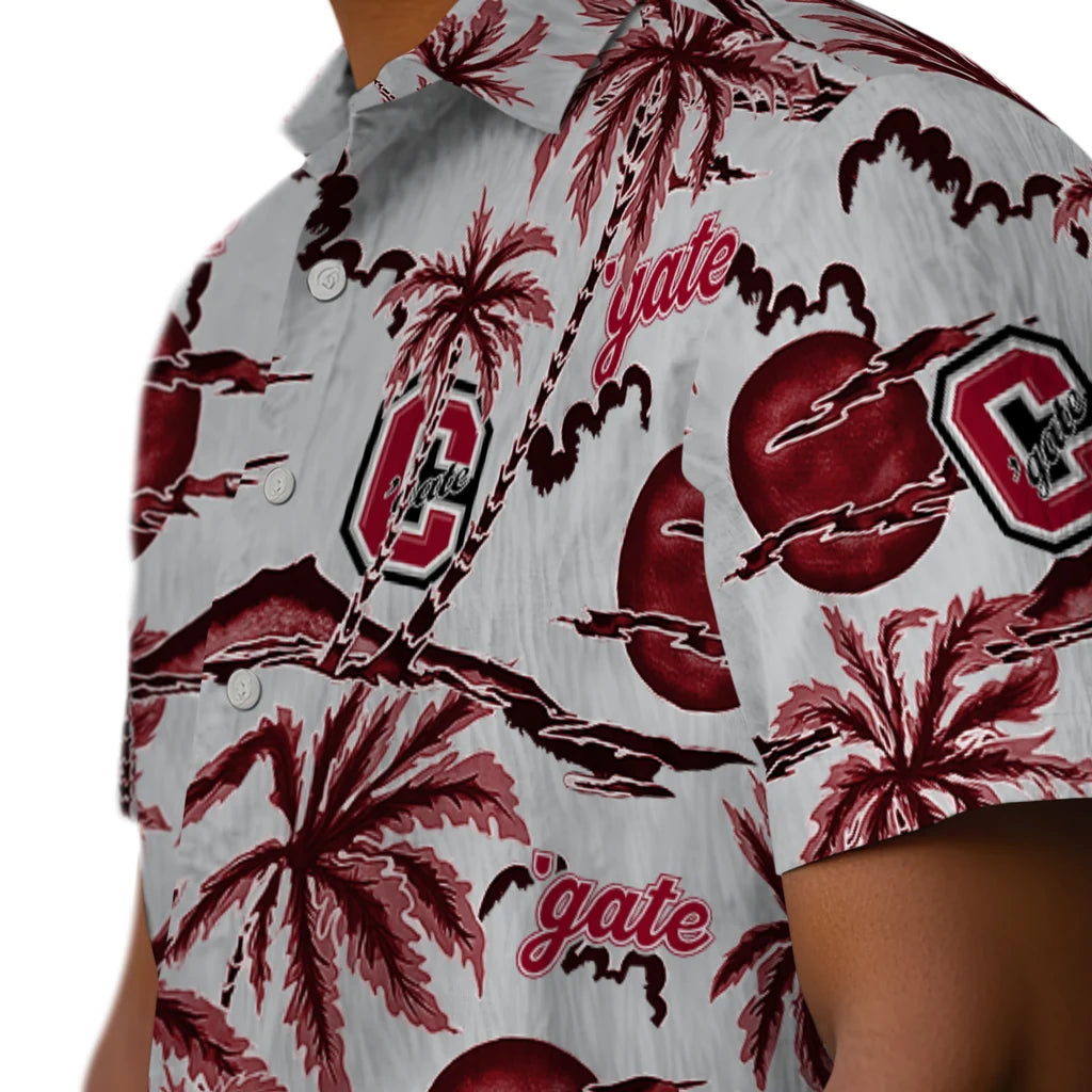 Colgate Raiders Hawaiian Shirt - Palm Sunset | Moonbestprint