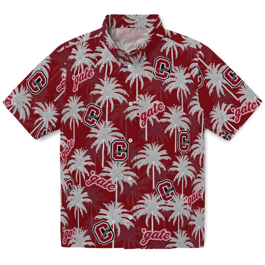 Colgate Raiders Hawaiian Shirt - Palm Tree Motif | Moonbestprint
