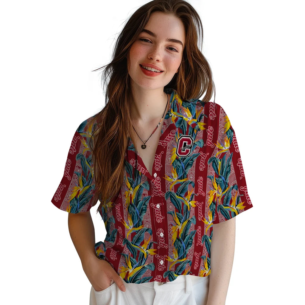 Colgate Raiders Hawaiian Shirt - Paradise Vines | Moonbestprint