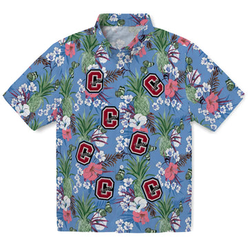 Colgate Raiders Hawaiian Shirt - Pineapple Bouquet | Moonbestprint