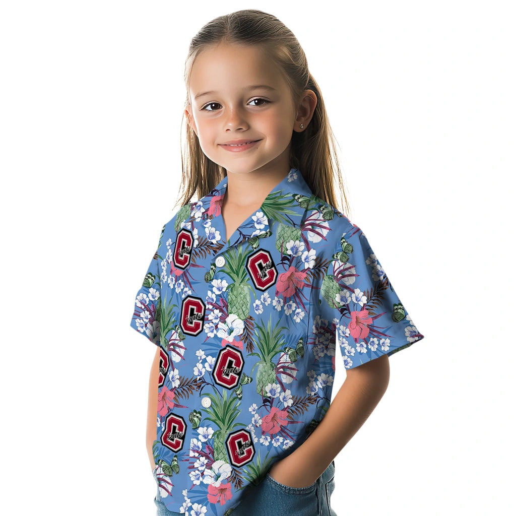 Colgate Raiders Hawaiian Shirt - Pineapple Bouquet | Moonbestprint